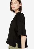 French Terry Easy V-Neck T-Shirt-Boost Commerce Vertical Product Filter Demo