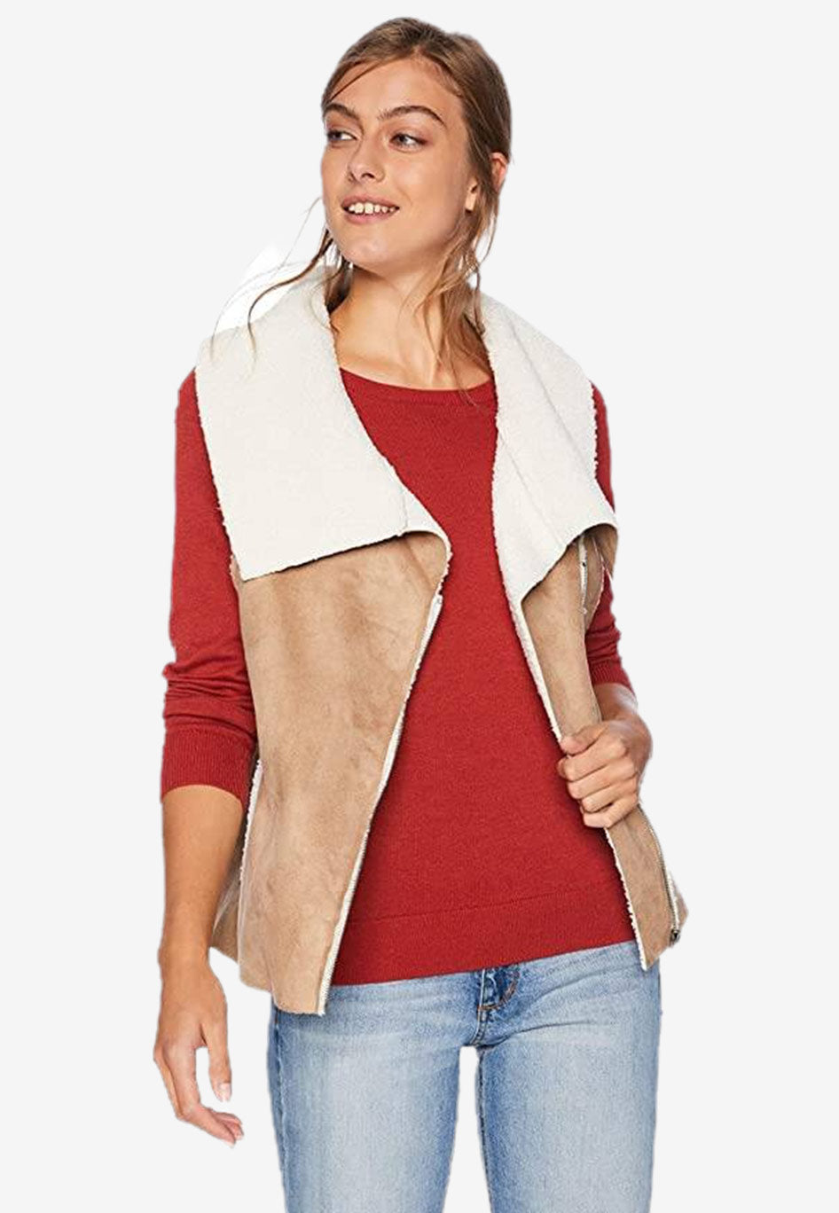 Fionna Bonded Faux Vest