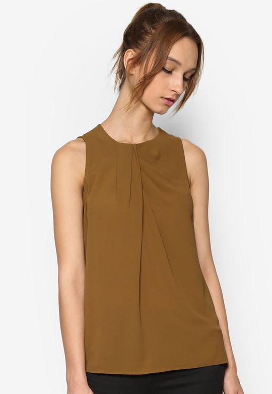 Yellow Classic Women Shirt