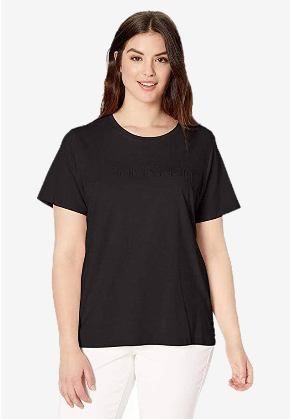 Plus Size Embossed T-Shirt