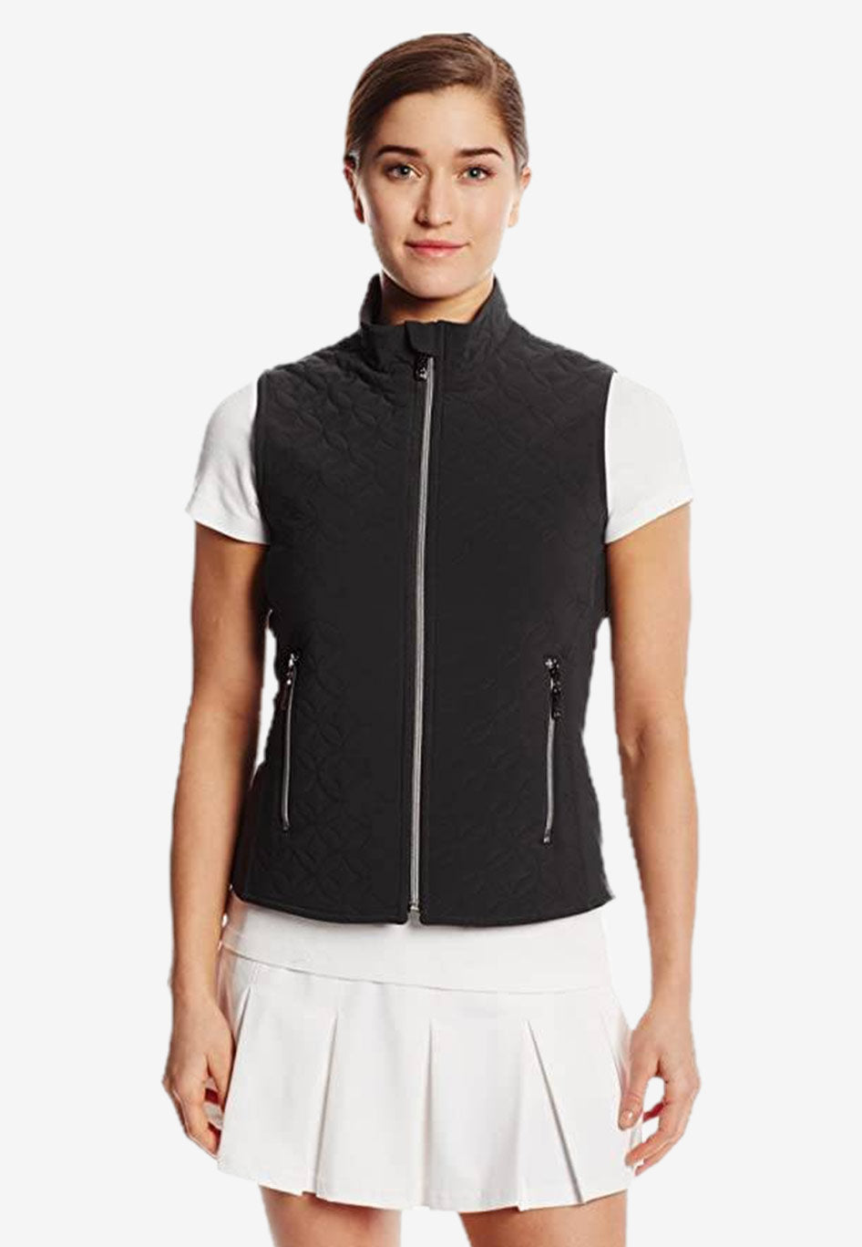 Quilted Zip Front Vest