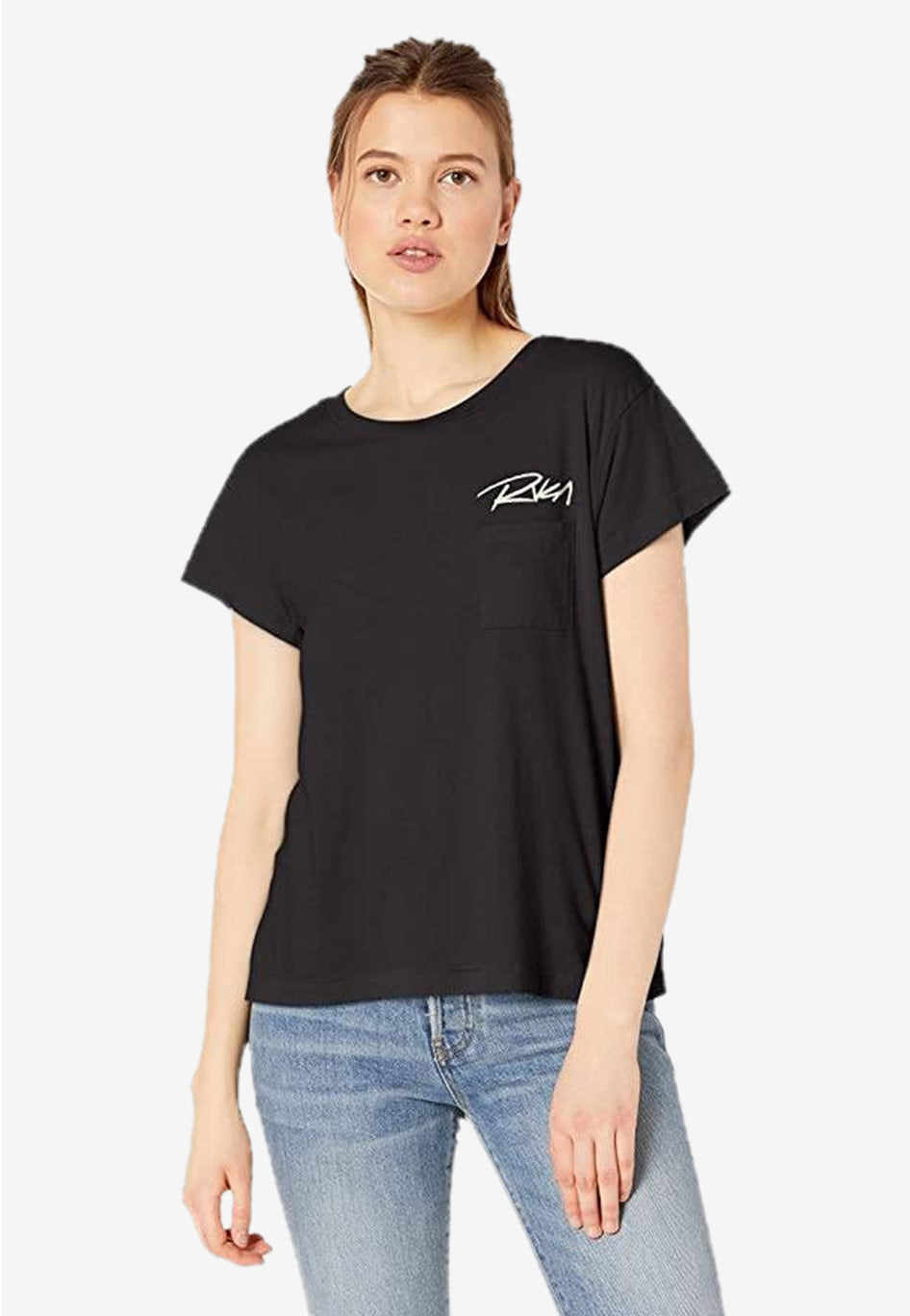 Crew Neck Pocket T-Shirt