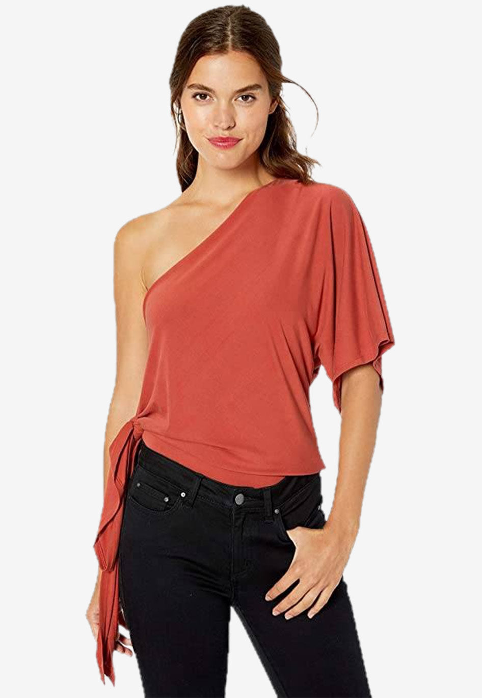 Shoulder Tie Front Bodysuit