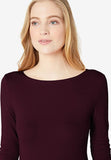Women's Slim-fit Boatneck T-Shirt-Boost Commerce Vertical Product Filter Demo