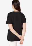 Plus Size Embossed T-Shirt