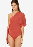 Shoulder Tie Front Bodysuit
