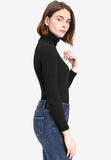 Turtleneck Long Sleeve Black Bodysuit-Boost Commerce Vertical Product Filter Demo