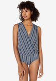 Surplice Knit Bodysuit