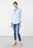 Women Blue Long Sleeve Shirt-Boost Commerce Vertical Product Filter Demo